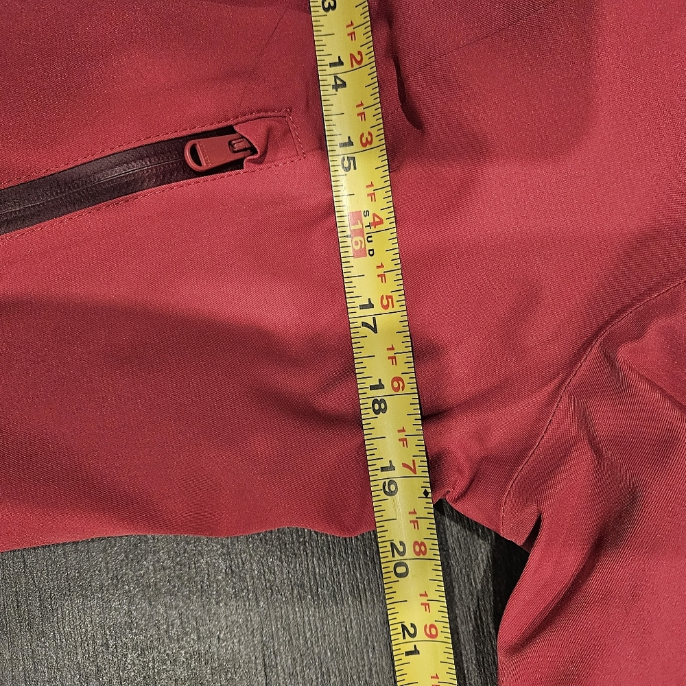 NWT ATHLETA Red Outbound Down Parka Waterproof Jacket Women Size Medium Raincoat - Picture 10 of 14